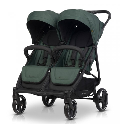 Euro Cart Doblo - wózek spacerowy bliźniaczy | Jungle